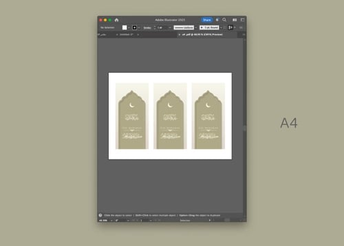 ثيم العيد للطباعة
