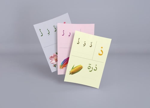 الحروف الأبجدية العربية 28 حرف للطباعة