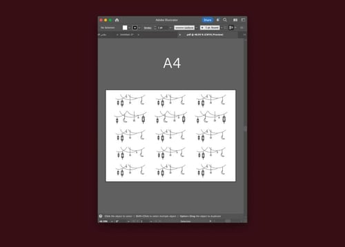 ملصق رمضان للطباعة