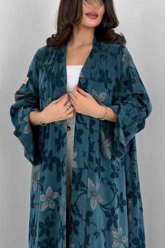 عباية زهر الفيروز