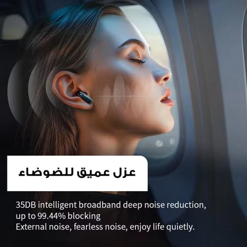 ايربودز بشاشة ديجتال من دينيكس بضمان عامين