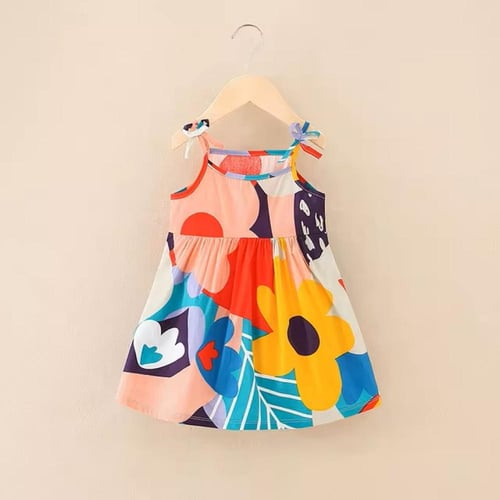 الصيف لطيف الفتيات فستان الاطفال فتاة الملابس