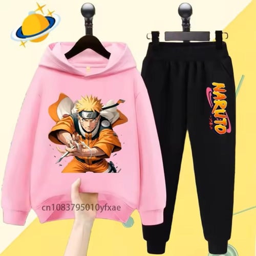 مجموعة ناروتو نينجو للأطفال بهودي أنيمي ، كنزة بأك...