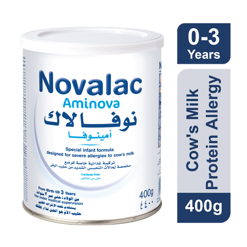 نوفالاك أمينوفا حليب أطفال 400 غرام 0-3 سنوات