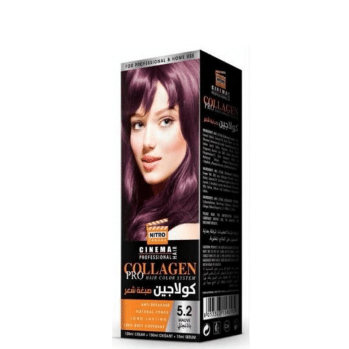 نيترو كندا سينما كولاجين صبغة شعر رقم 5.2 باذنجاني
