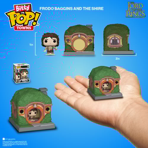 BITTY POP! TOWNS FRODO BAGGINS AND THE SHIRE