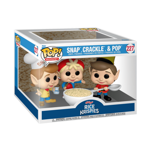 Snap, Crackle, and Pop (with Cereal Bowl)
