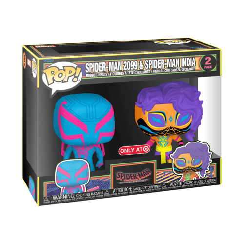 سبايدرمان 2099 و سبايدرمان إنديا (مجسمين | إضاءة س...