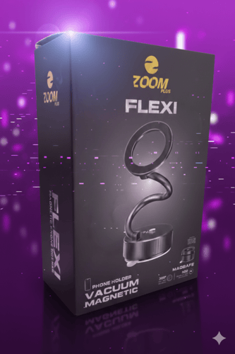 حامل جوال مغناطيسي فاكيوم FLEXI – تثبيت قوي بزاوية...