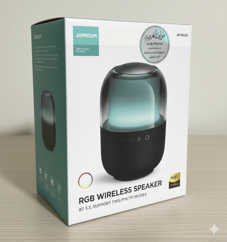 مكبر صوت لاسلكي Joyroom JR-ML05 – إضاءة RGB مذهلة...