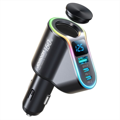 شاحن سيارة JOYROOM JR-CL21 150W – 4 في 1 (USB-C PD...