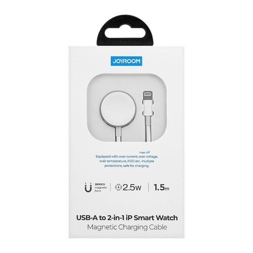 كابل JOYROOM 2 في 1 لشحن Apple Watch وiPhone – مغن...