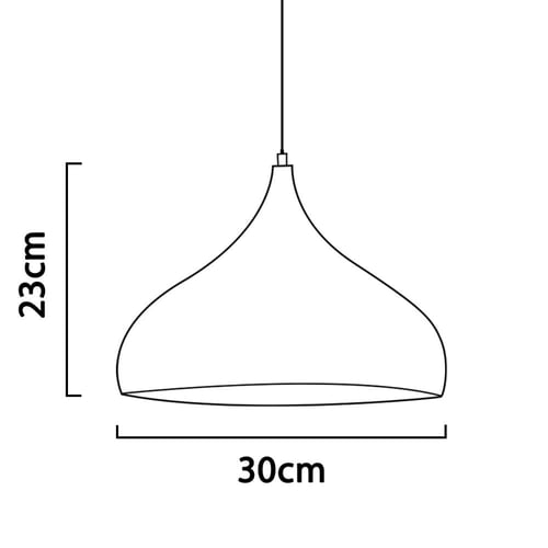 علاقي نجف اخضر انيق قاعده E27 قطر 30cm