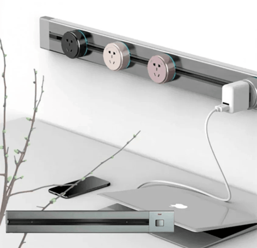 بكج توصيلة مسار فضي مع اربع افياش فضية