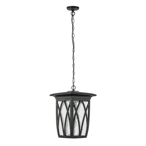 فانوس علاقي اسود متعدد الاحجام