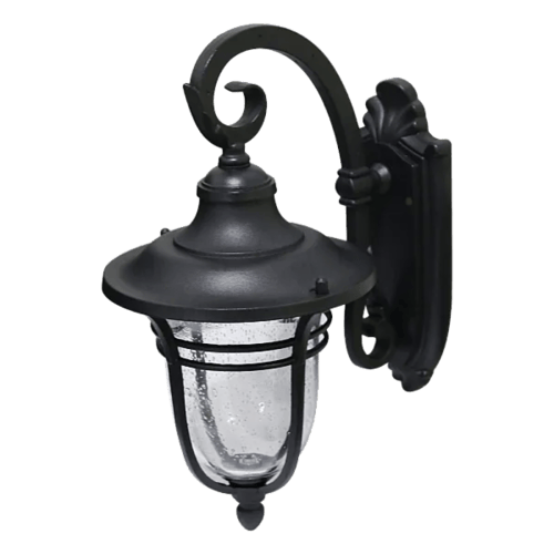 فانوس جداري أسود E27