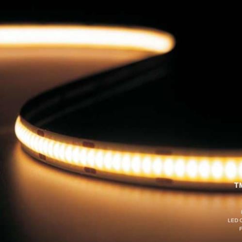 شريط اضاءة COB لون اضاءة ابيض اصفر شمسي 24فولت 11و...