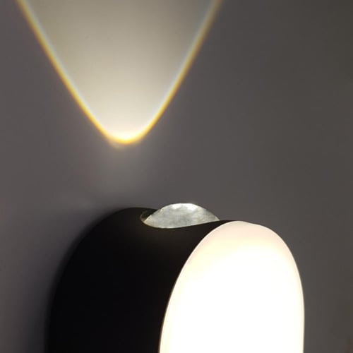 اضاءة جدارية خارجية بضوء اصفر 6w مقاس 14cm x 4cm