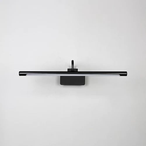 ابليك جداري مغسلة اسود لون الانارة 3اضاءات25 واط