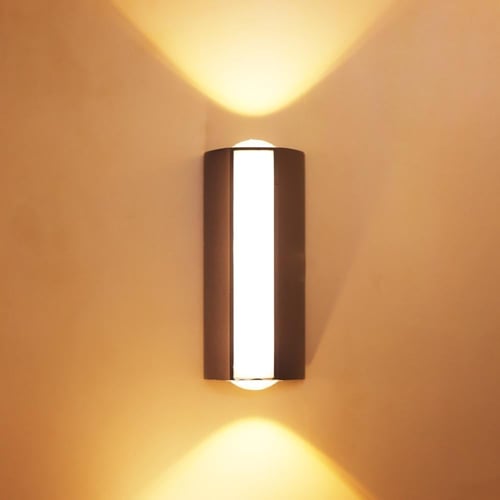 ابليك اسود جداري ليد اصفر 14 واط