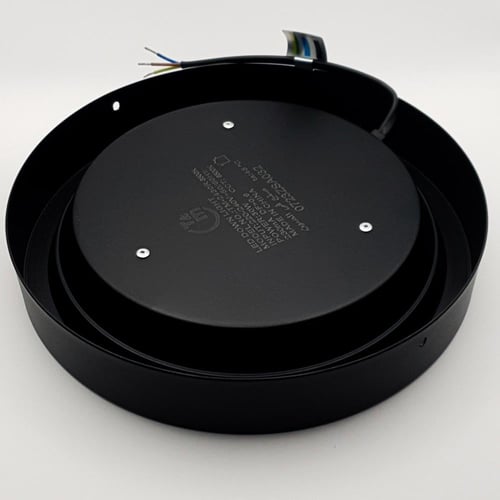 إضاءة سقف لمبه لطش 24 سم 30 واط لونين أبيض وأسود