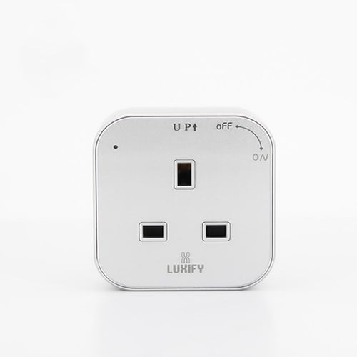 فيش مجرى توصيلة مسطرة 13A ابيض