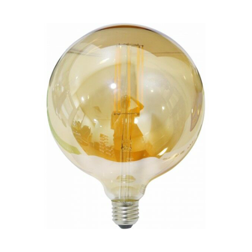 لمبة عسلي اصفر قزاز ذهبي عيدان كروي 7 واط E27 قطر...