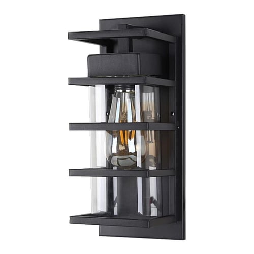 ابليك جداري خارجي اسود E27