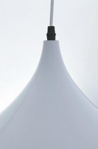 علاقي نجف ابيض قاعده E27 قطر 31.5cm