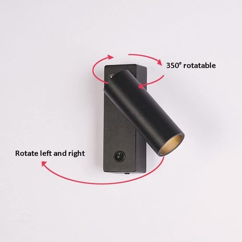 ابليك جداري بتصميم انيق مع اضاءة صفراء ناعمة للقرا...