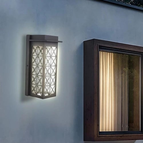 ابليك جداري خارجي مودرن اسود E27