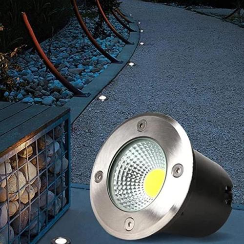 كشاف LED خارجي دفن أرضي معزول متعدد الاحجام