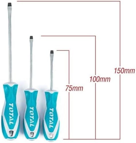 طقم مفكات براغي 6 قطع متعدد المقاسات مع مفك اختبار...