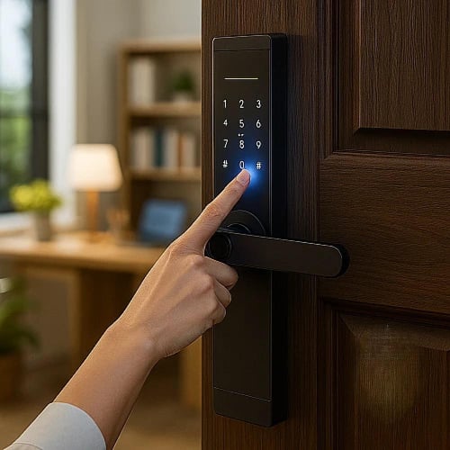 قفل باب إلكتروني ذكي TOEFL TF-LK1018 – بصمة + رقم...