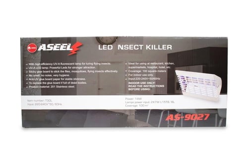 مصيدة حشرات ضوئية لاصقة لطش ستيل