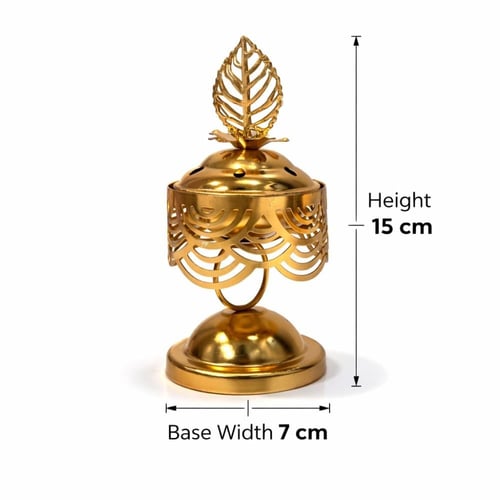 طقم مبخرة مع صينية ذهبية – DAC-13205