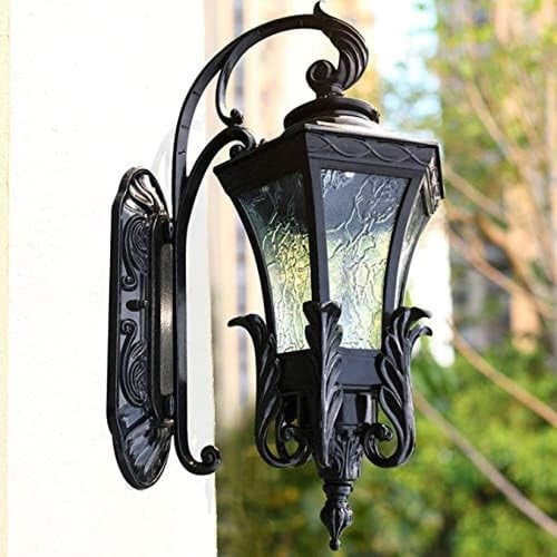 فانوس حائط خارجي أوروبي LED مقاوم للماء للفناء وال...