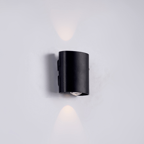 كشاف بوابة اسود اضاءة صفراء 20w مقاس 7.5cm x 8cm