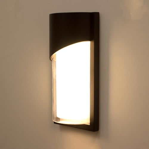 اضاءة جدارية صفراء خارجية بتصميم انيق 7w