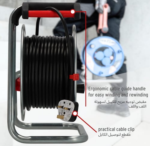 سلك لتوصيل الكهرباء رمادي الماني 50متر 5 سنوات