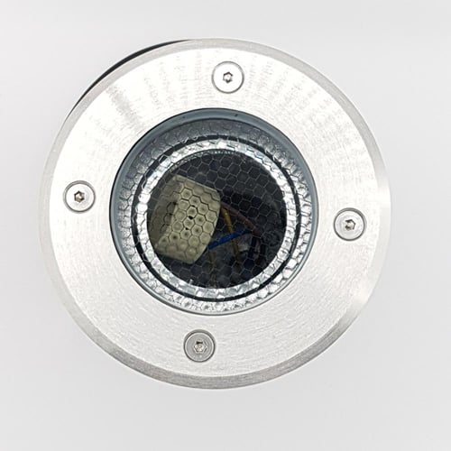 كشاف دفن قابل لتغيير اللمبة قطر 11 سم وارتفاع 11 س...