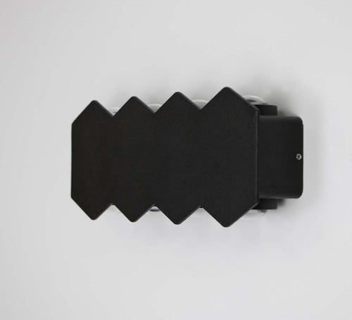 ابليك جداري رباعي ليد اتجاهين شكل سداسي مقاوم للما...