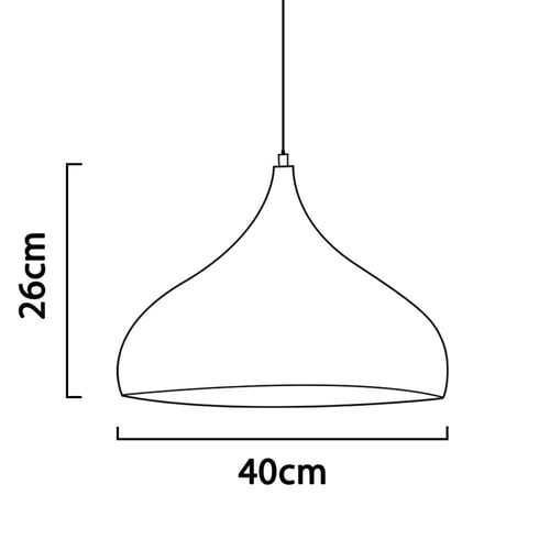 علاقي نجف مطابخ وكافيهات مقاس كبير قاعده E27 قطر 4...