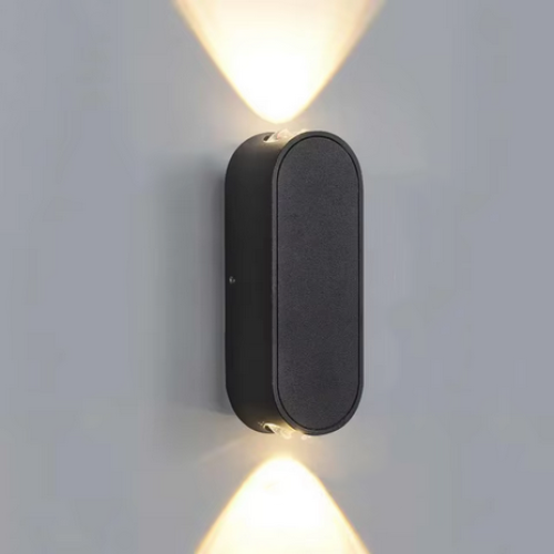 اضاءة جدارية ليد عدستين لون الأضاءة اصفر 3w مقاس 1...