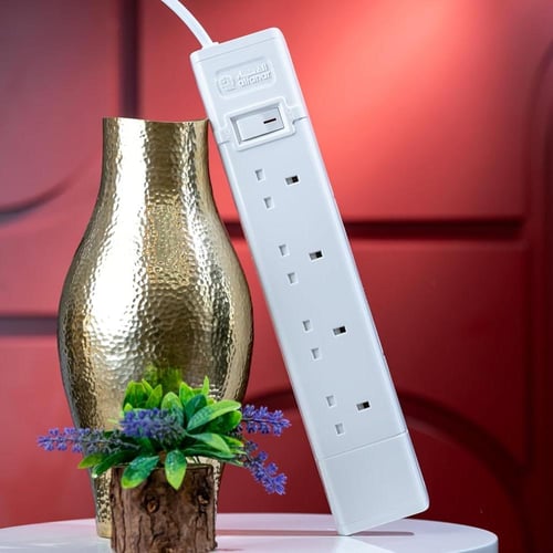 الفنار وصلة سلك 13 أمبير 4 مقابس 5 متر مع حماية من...