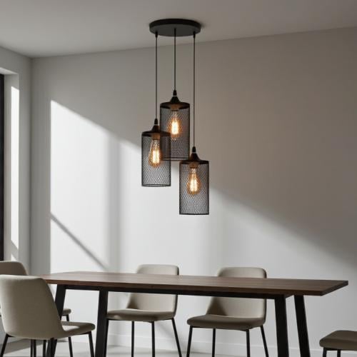 علاقي مودرن ثلاثي شبك قاعدة E27