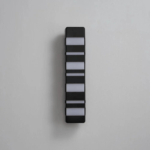 إنارة جدارية داخلية باللون الأسود إضاءة دافئة صفرا...