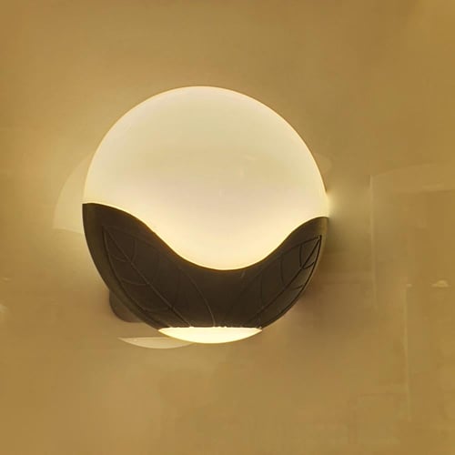 اضاءة LED جدارية داخلية وخارجية بيضويه اضاءة شمسية...