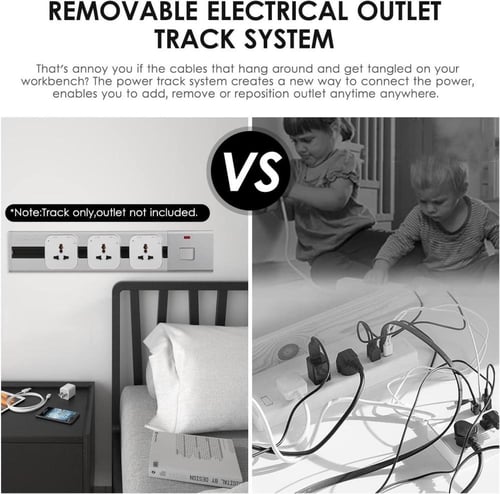 بكج توصيلة مسار فضي مع اربع افياش فضية