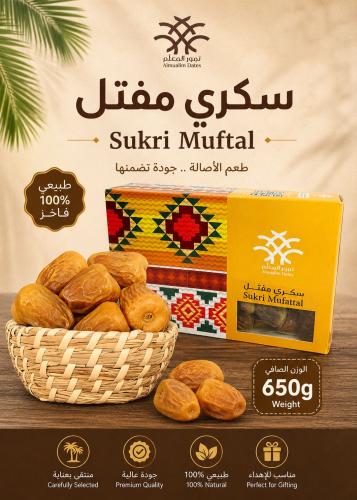 سكري مفتل 650جرام